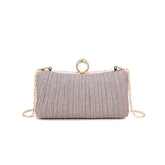 Sacs de soirée plissés, pochette de cocktail, sac à bandoulière à une épaule, sacs de soirée